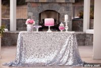 Silver Tablecloth Ideas to Make Your Party Sparkle