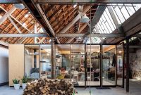 Temporary Wooden Crates: Surviving an Old Factory Renovation