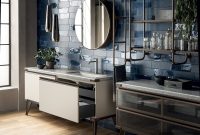 Industrial Minimalist Bathroom: Efficient Modular Design