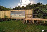 Cozy Reused Container Home Built with Wood and Concrete in Brazil