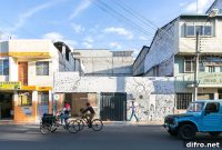 Custom Cityscape Wall Mural Transforms Small Modern Office