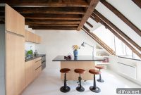 Kitchen Ideas and Photos with Exposed Ceiling Beams