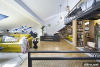 Space-Savvy Attic Remodel Turns Madrid Loft into Family Hub