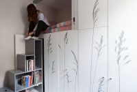 Space-Saving 8 sqm Apartment with a Multifunctional Wall