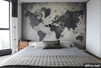 Map Decor Ideas for Adult Bedrooms
