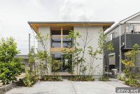 Wood and White Japanese Home with Passive Climate Control