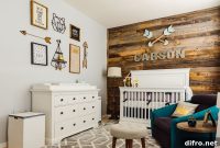 Cozy White and Wood Farmhouse Nursery Ideas