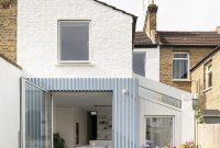 Striped Rear Extension Brings Modern Charm to Victorian Terrace