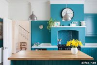 Breezy Turquoise Kitchen Ideas for Summer