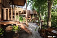 Thai Home Under Forest Canopy: Serene Retreat