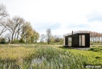 Compact Eco-Friendly Wooden Shelter Design