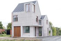 Modern Belgian White Brick Home – Compact Urban Design