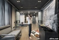 Kyiv Artist Apartment: Dark, Dashing Interior Tour