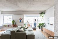 Modern Industrial Makeover of a São Paulo Apartment