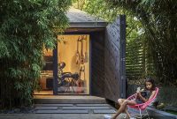 Tiny Glass and Timber Music Shed in Vancouver