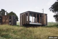 New Zealand Cabin Showcases Striking Timber Shutters