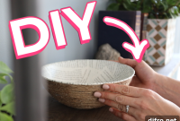 DIY Book-Page Rope Bowl Tutorial for Bookshelf Decor