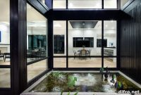 Texas Luxury Home with Expansive Courtyard and Polished Entry