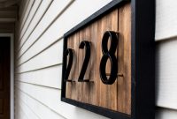 50 Unique House Number and Address Sign Ideas