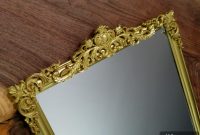DIY Faux Brass Mirror: Parisian Vintage-Inspired Project