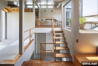 Japanese Tiny Home: Split Levels, Smart Space-Saving Views