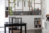 Tiny French Apartment: Sparkling Kitchen and Smart Dividers