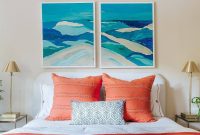 Kentfield Cottage: Modern Coastal Home with Blue and Coral