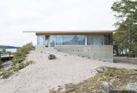 Contemporary Private Island Home in Concrete, Wood and Glass