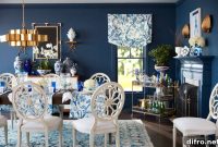 Blue and White Dining Room Ideas for Entertaining