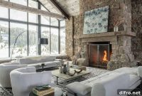 15 Rustic Living Room Backdrops in Wood, Stone and Glass