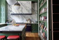 15 Stone Slab Kitchen Backsplash Ideas to Replace Subway Tile