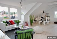 Spacious Scandinavian Attic Apartment with Pristine Charm