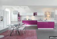 Stylish Purple Finishes for Modern Kitchens