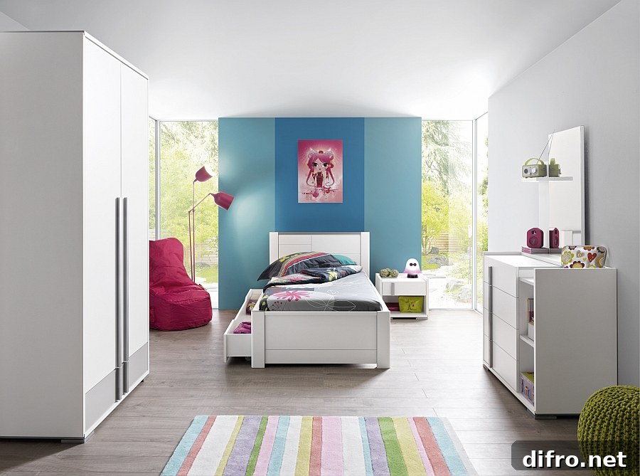 Posh Tactil bedroom fits in with a relaxed, contemporary theme effortlessly