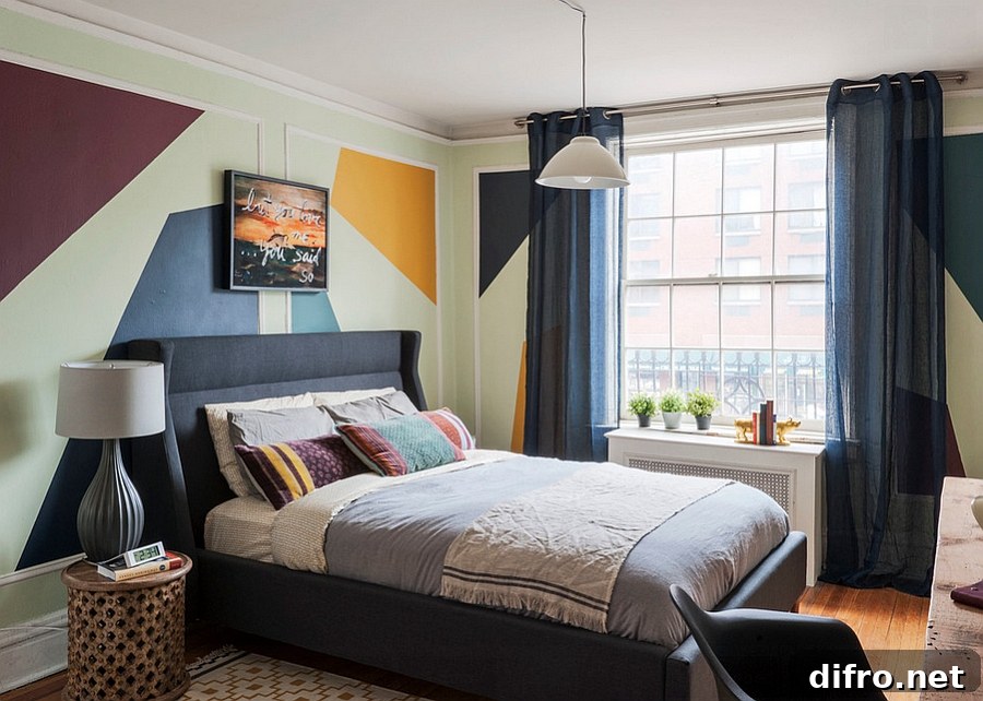 Wonderful use of color and texture in the room [Design: LABLstudio]