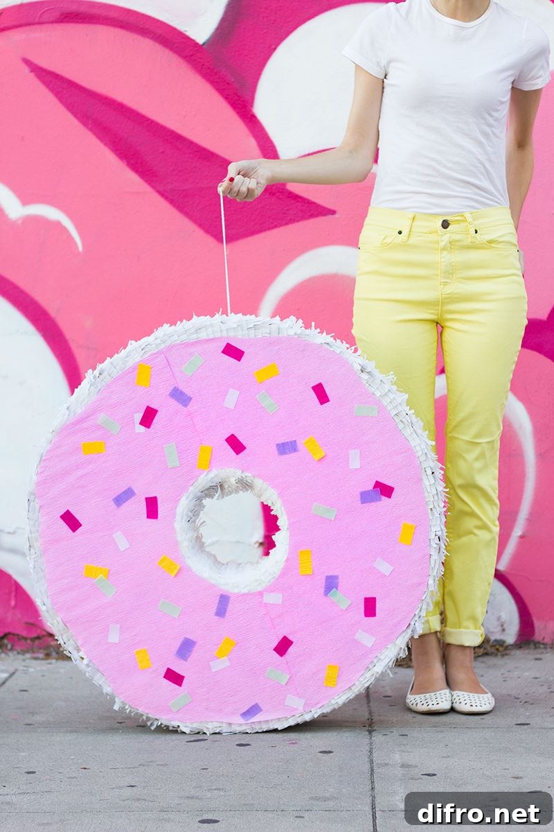 DIY donut pinata from Studio DIY