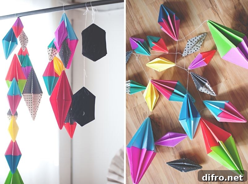 Party garland tutorial from A Subtle Revelry