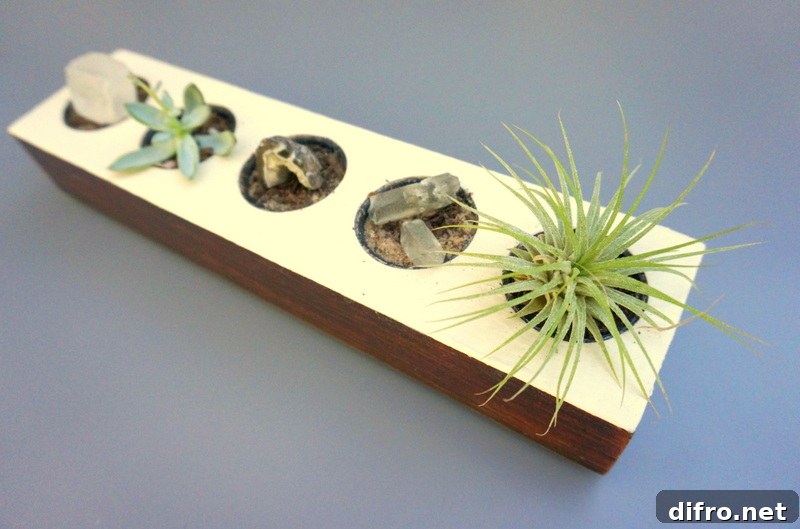DIY votive planter