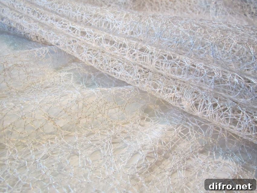 Silver polyester fabric from Avisa Fabrics