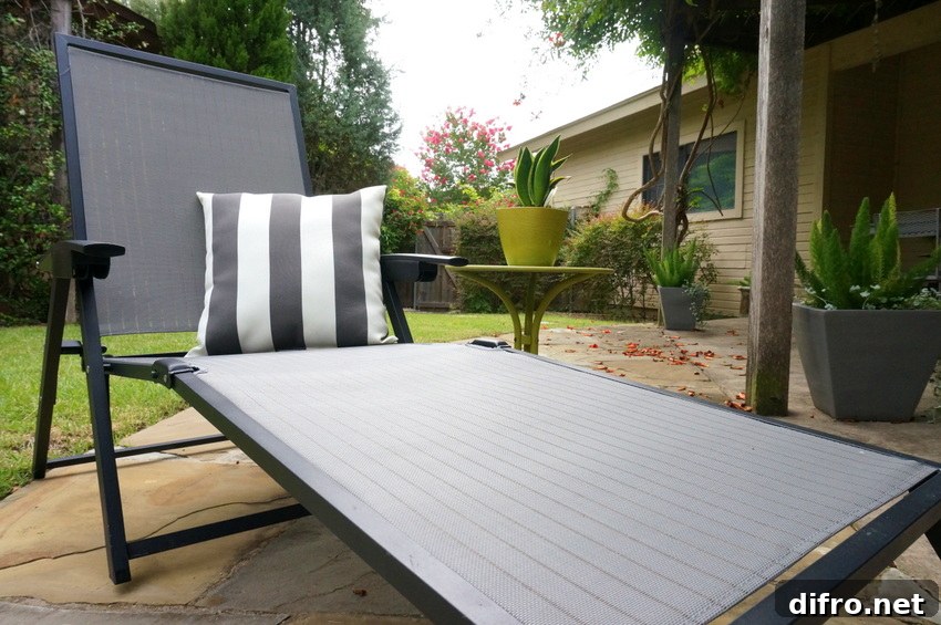 Create an outdoor lounge