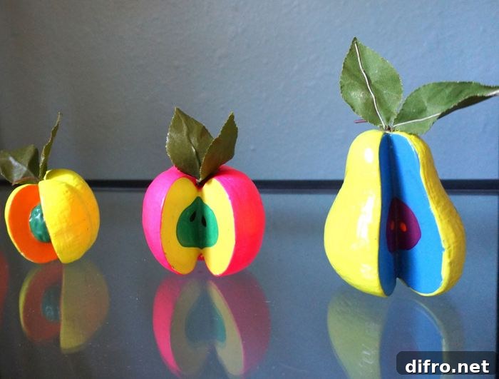 Neon fruit from the 1960s