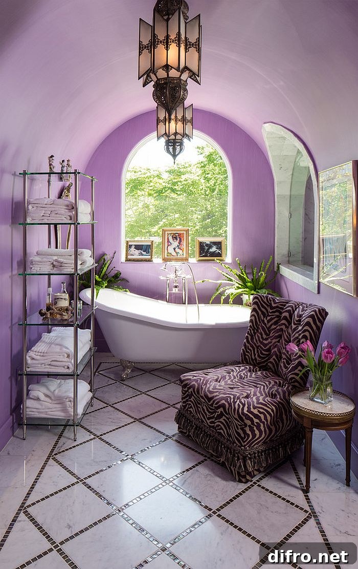 Turning the small bathroom into a refreshing retreat with Mediterranean touches [Design: Thompson Custom Homes]