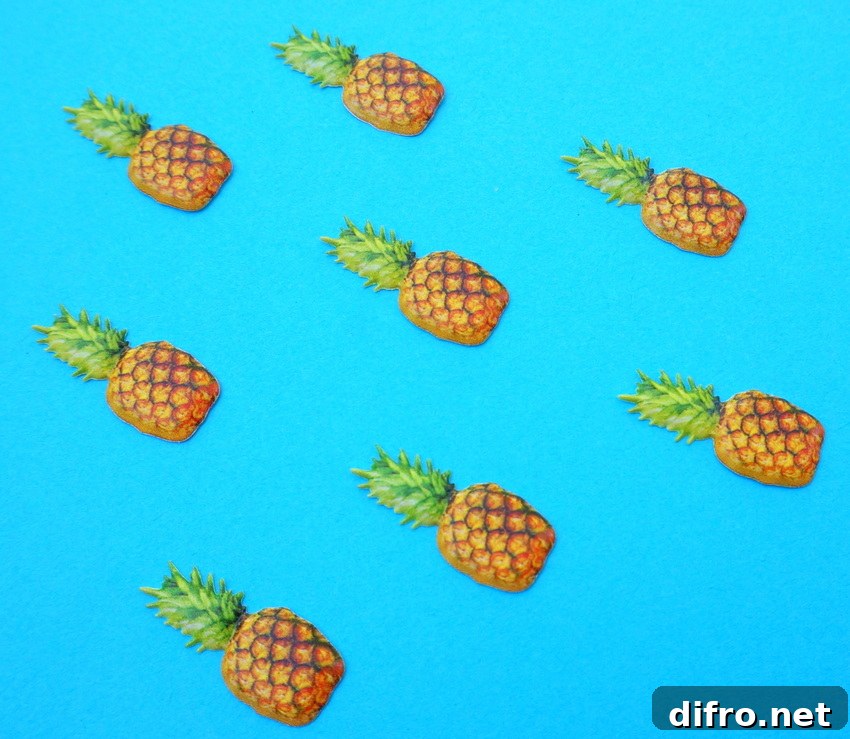 Pineapple pattern