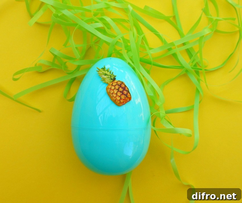Decorate the eggs with one sticker at a time