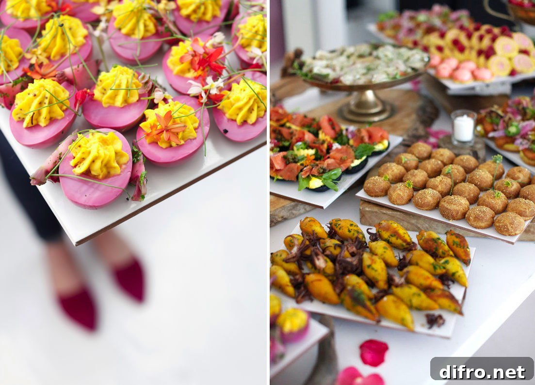 Delicious nibbles from a Design Love Fest party