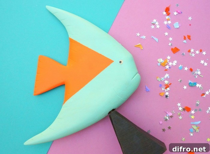 Retro fish figurine from Mirror80