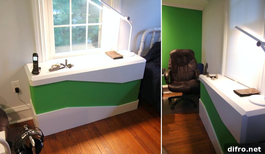 DIY futuristic radiator cover