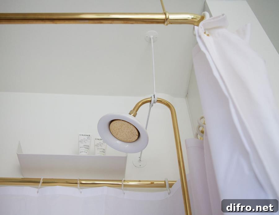 Don't forget to clean the shower head