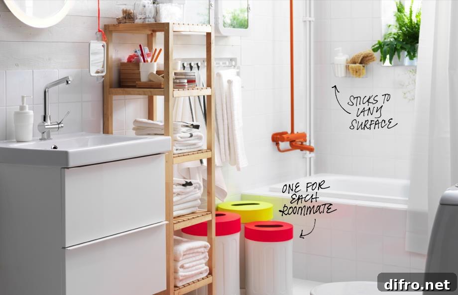 Shared bathroom solutions from IKEA