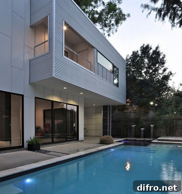 Open-plan living spaces at Helena House